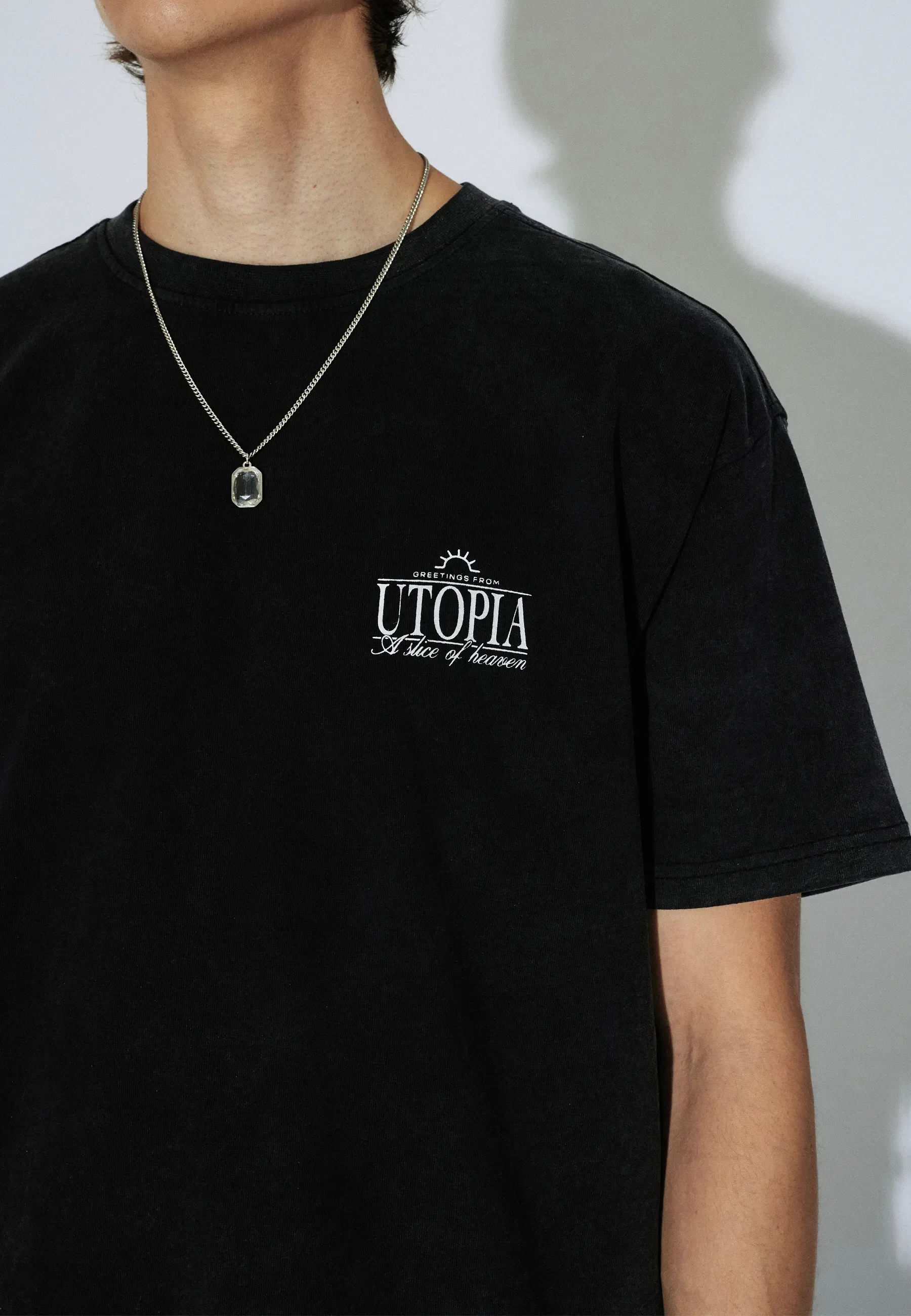 Trooper Tee - Washed Black Utopia - Image 11