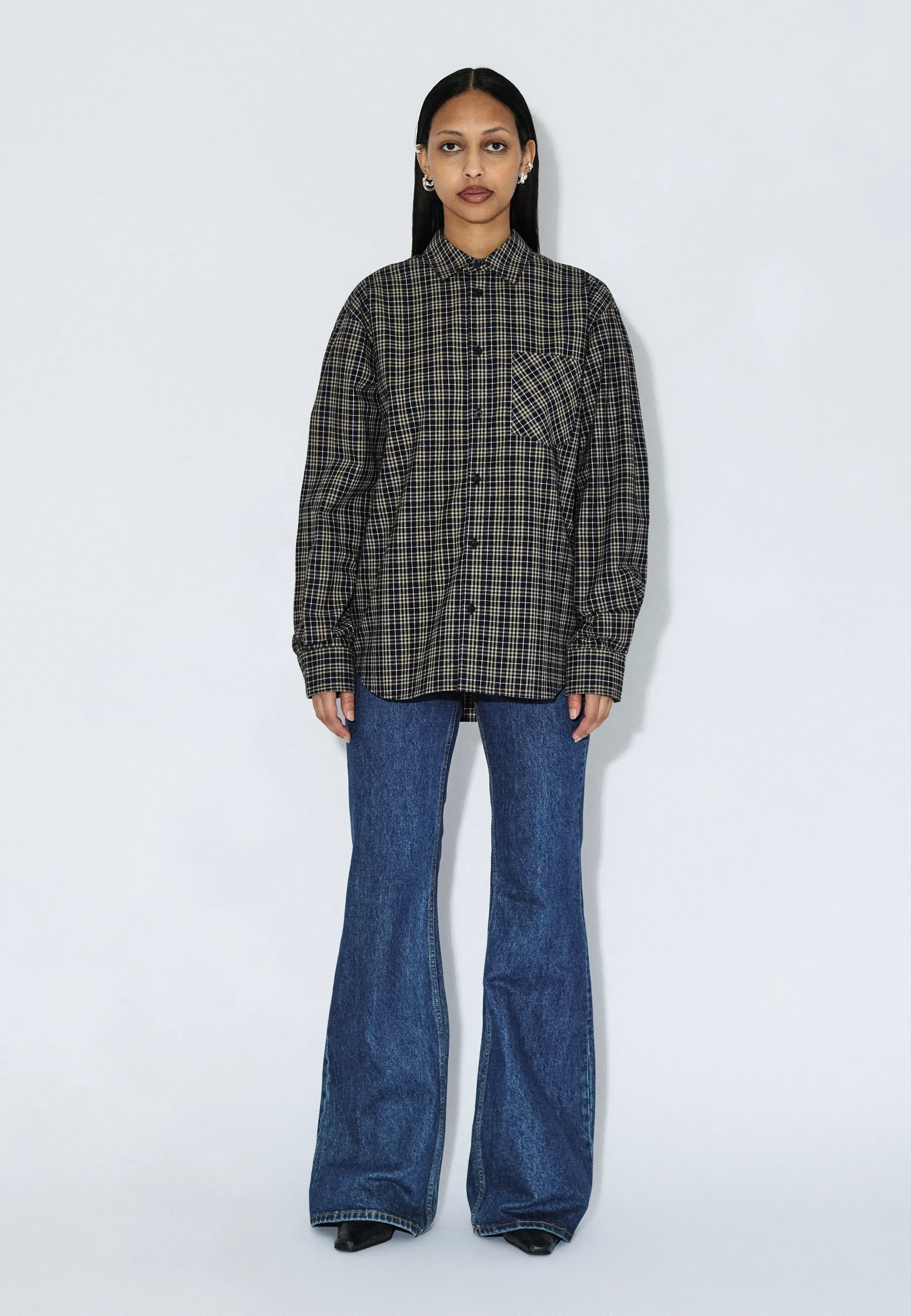 Wes Shirt - Black Summer Check - Image 8
