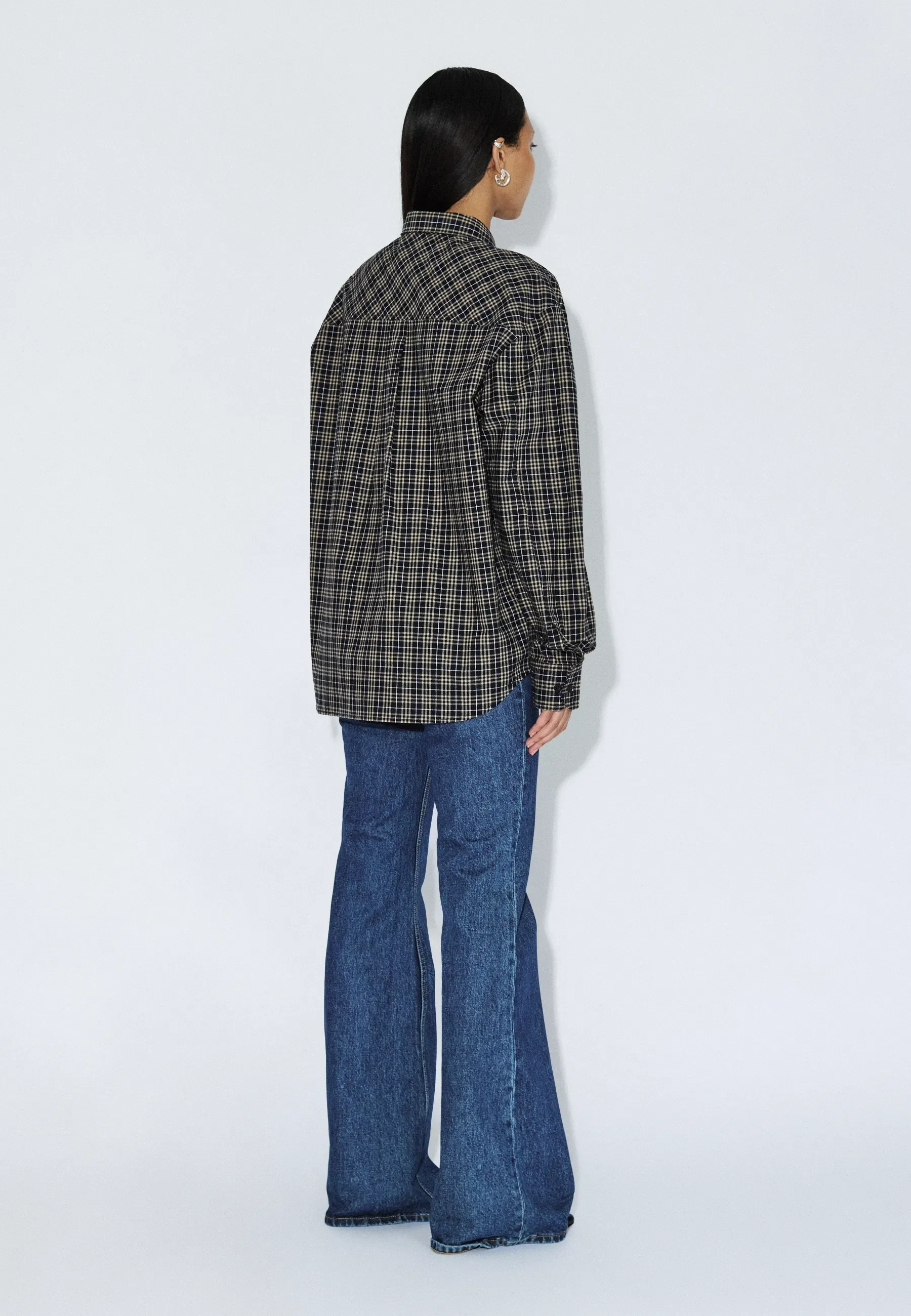 Wes Shirt - Black Summer Check - Image 9